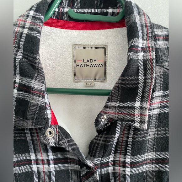 Insulated Plaid Shacket - Picture 2 of 2